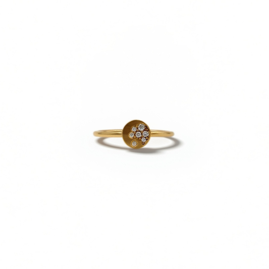 Dot ring med pavé